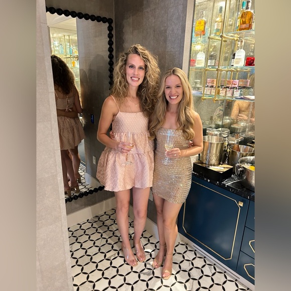 Anthropologie bubble hem mini dress. Worn once. - Picture 4 of 4